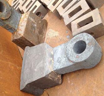 破碎设备厂家直供铬钼镁锤头配件 破碎机专用耐磨高效锤头