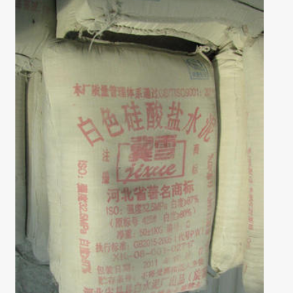厂家供应 白色硅酸盐水泥 内外墙装饰白水泥 国标42.5