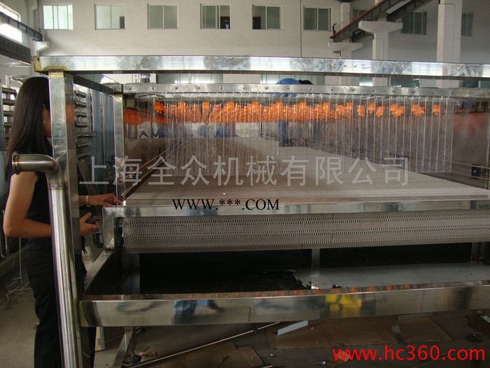 供应 上海全众机械 输送设备 喷淋杀菌隧道